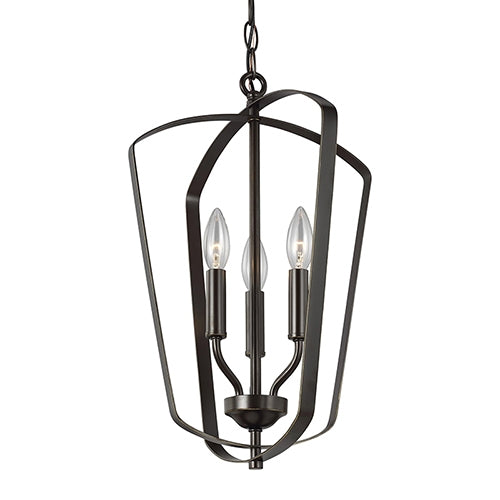 Sea Gull 5134903 Romee 3-lt 13" Hall / Foyer Pendant