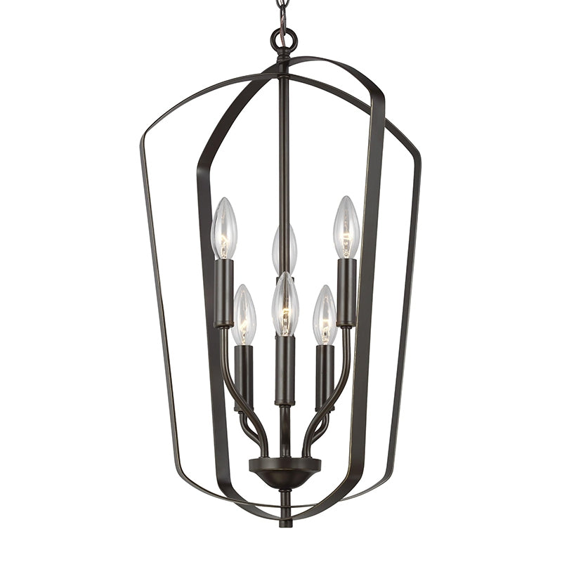 Generation 5134906EN Romee 6-lt 15" LED Hall / Foyer Pendant