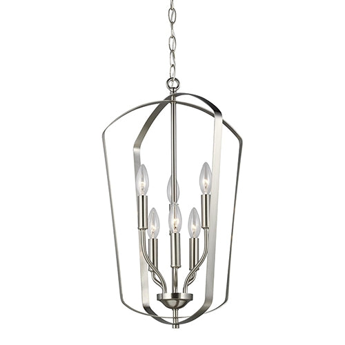 Sea Gull 5134906EN Romee 6-lt 15" LED Hall / Foyer Pendant