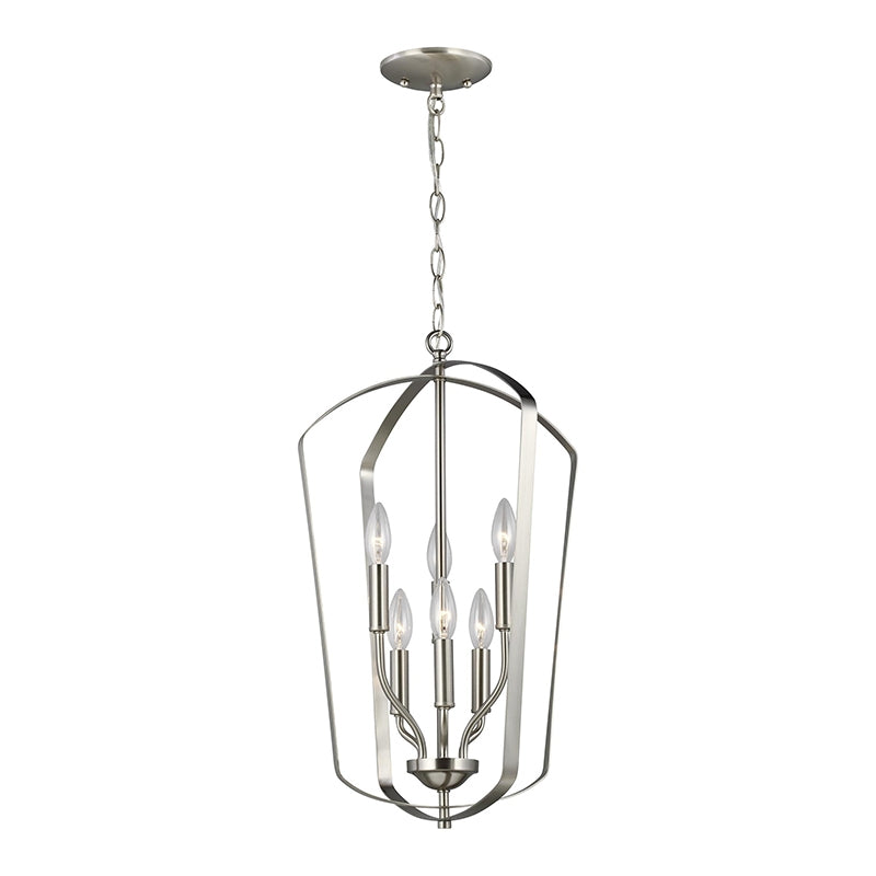 Generation 5134906EN Romee 6-lt 15" LED Hall / Foyer Pendant