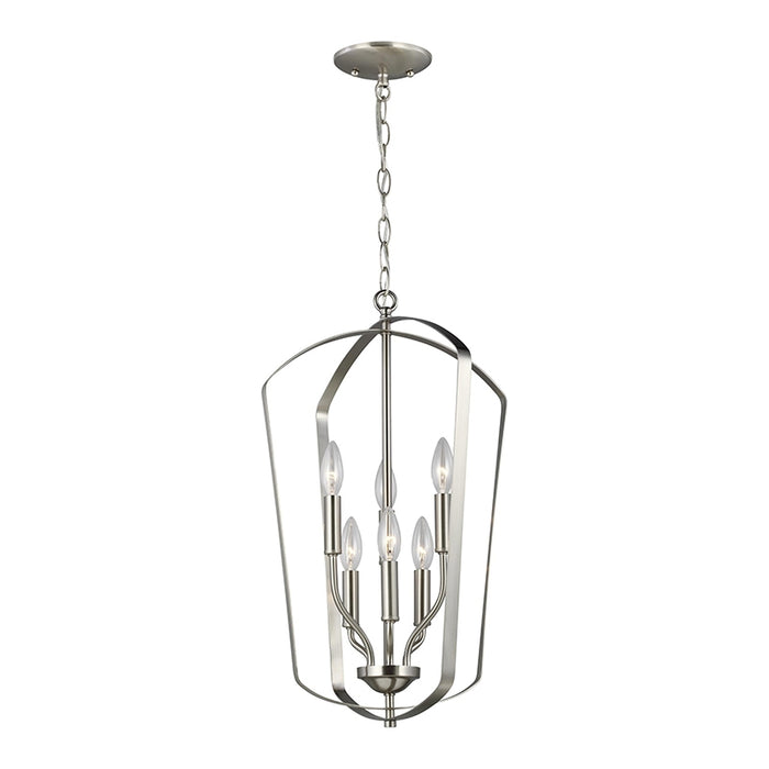 Sea Gull 5134906EN Romee 6-lt 15" LED Hall / Foyer Pendant