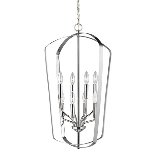 Sea Gull 5134908EN Romee 8-lt 18" LED Hall / Foyer Pendant