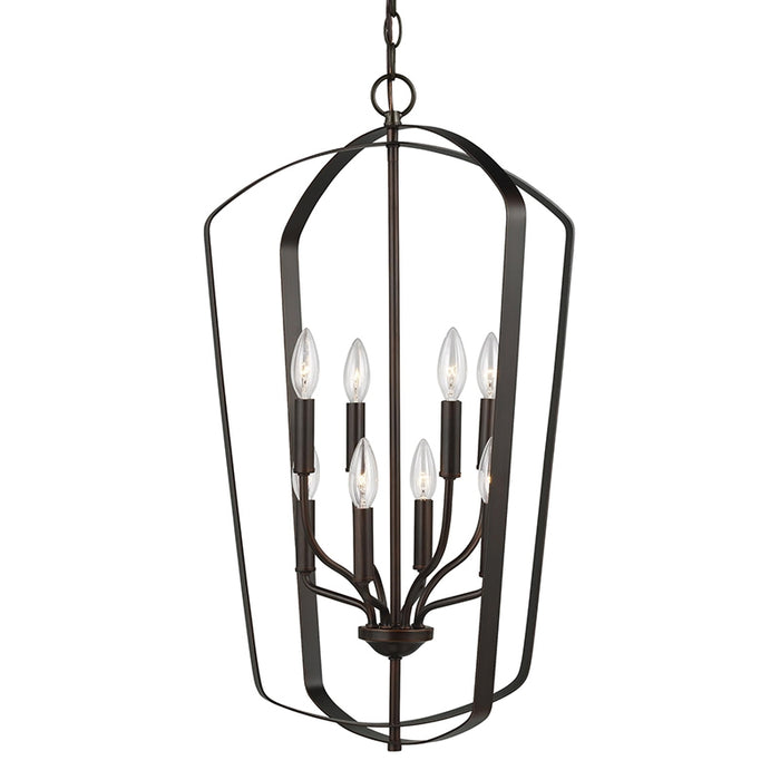 Sea Gull 5134908EN Romee 8-lt 18" LED Hall / Foyer Pendant