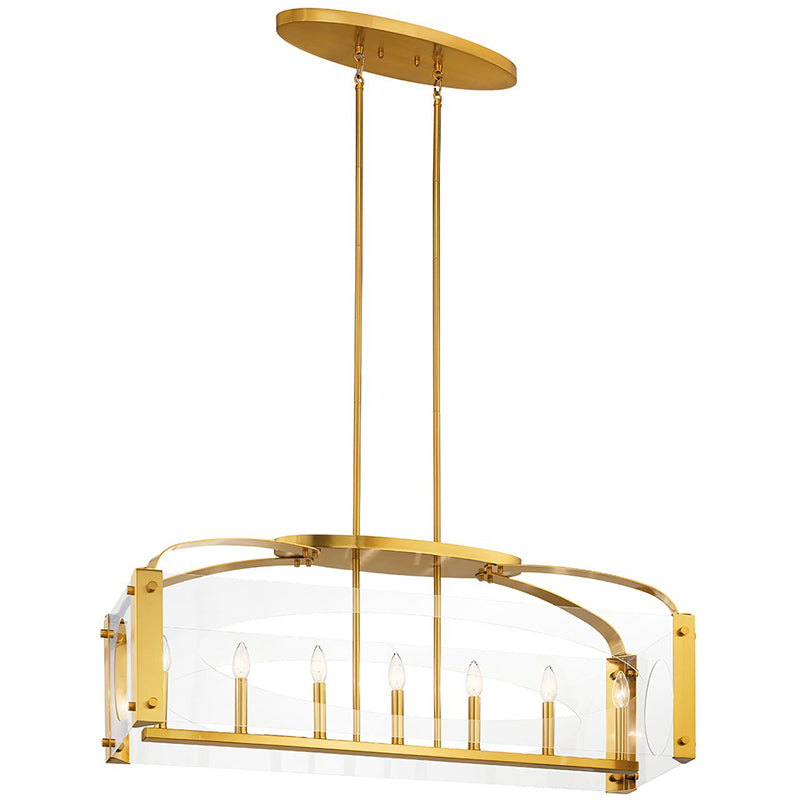 Kichler 52023 Pytel 7-lt 40" Linear Chandelier