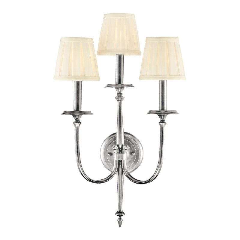 Hudson Valley 5203 Jefferson 3-lt Wall Sconce