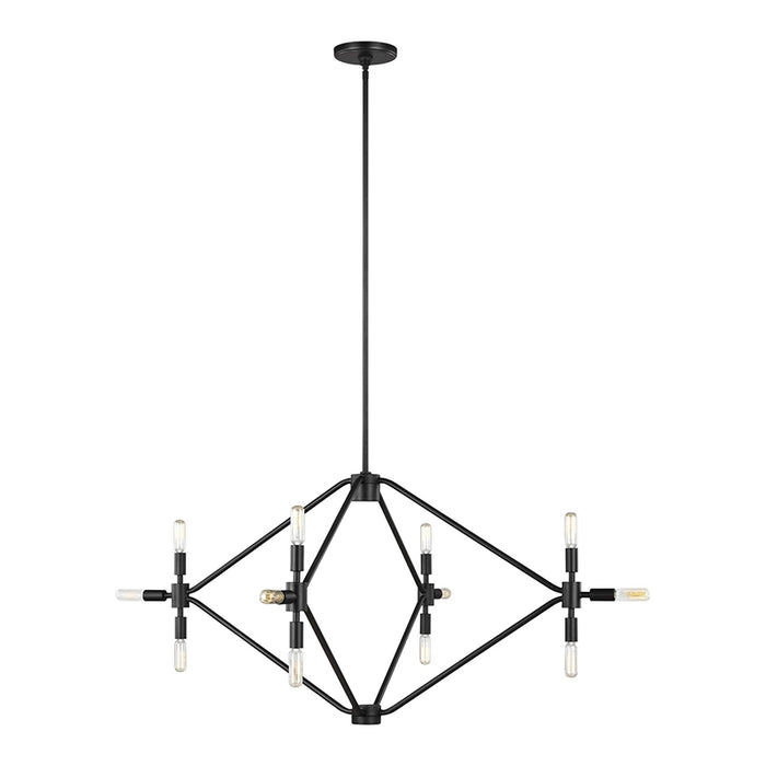 Sea Gull 5206712EN Wyn 12-lt 40" LED Chandelier