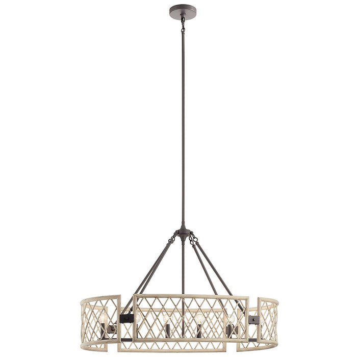 Kichler 52078 Oana 6-lt 40" Oval Chandelier