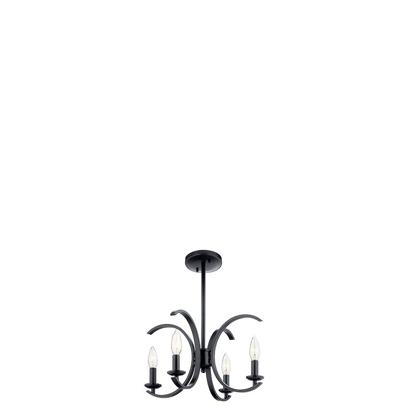 Kichler 52119 Cassadee 4-lt 16" Convertible Pendant/Semi Flush