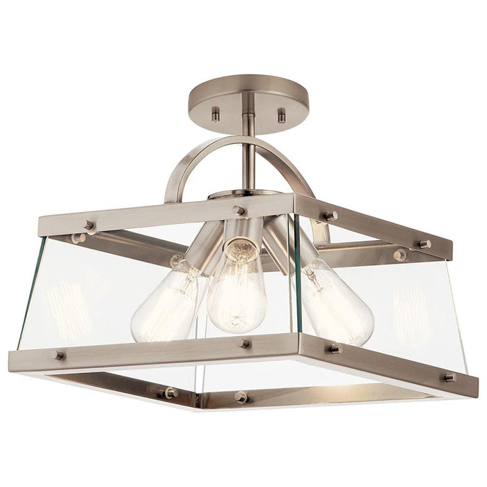 Kichler 52125 Darton 3-lt 14" Convertible Pendant/Semi Flush