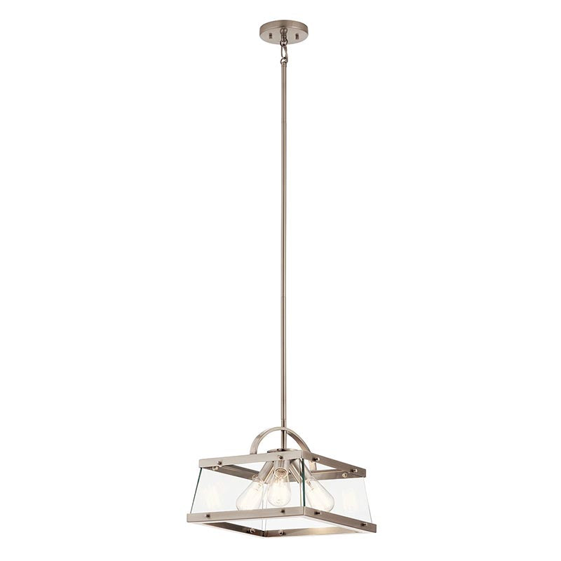 Kichler 52125 Darton 3-lt 14" Convertible Pendant/Semi Flush