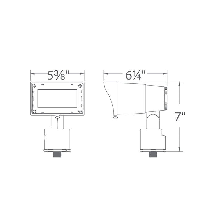 WAC 5222 120V LED Adjustable Beam Wall Wash