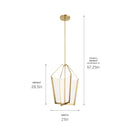 Kichler 52292 Calters 1-lt 21" LED Foyer Pendant