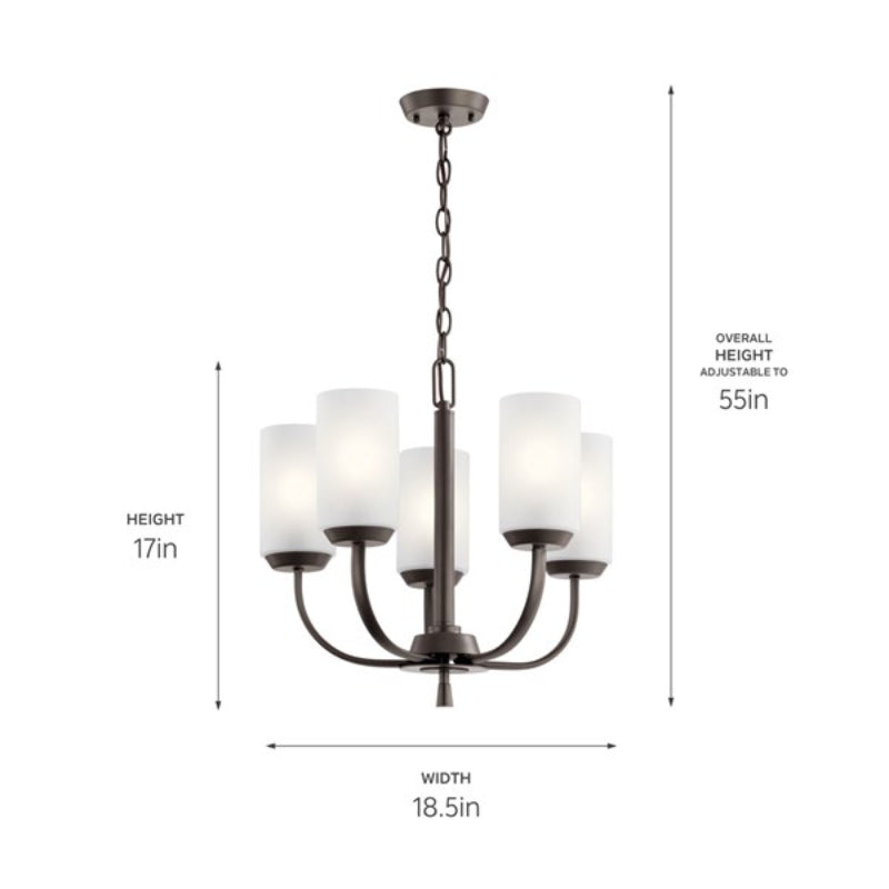 Kichler 52386 Kennewick 5-lt 19" Chandelier