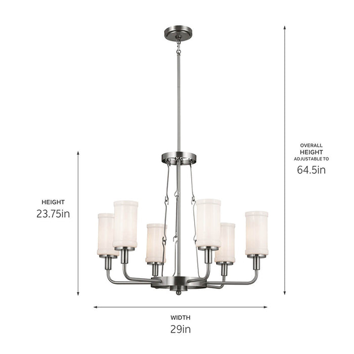 Kichler 52451 Vetivene 3-lt 29" Chandelier