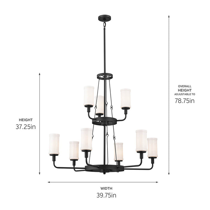 Kichler 52452 Vetivene 9-lt 40" Chandelier