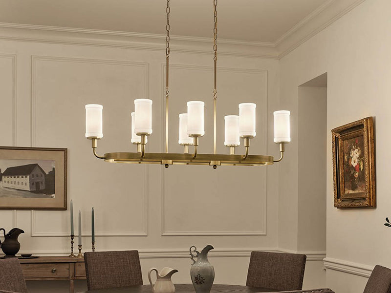 Kichler 52453 Vetivene 8-lt 47" Linear Chandelier