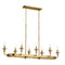 Kichler 52453 Vetivene 8-lt 47" Linear Chandelier
