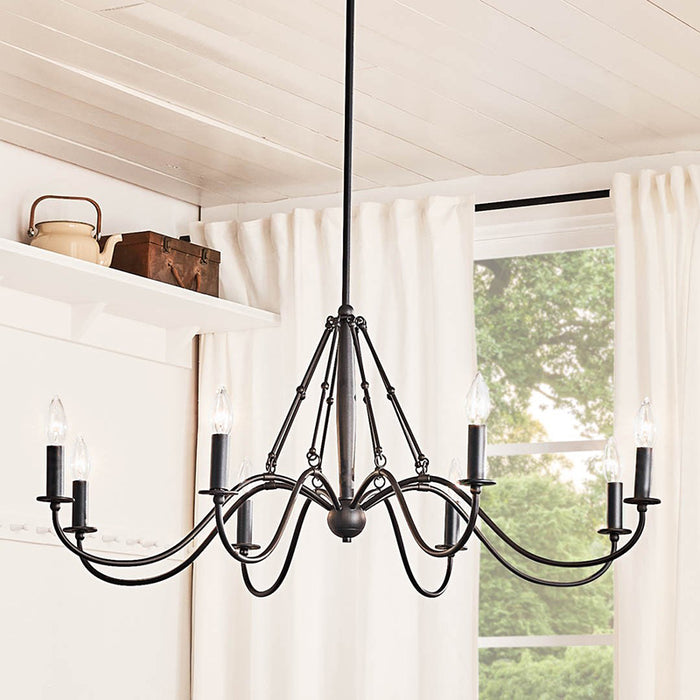 Kichler 52456 Freesia 8-lt 38" Chandelier