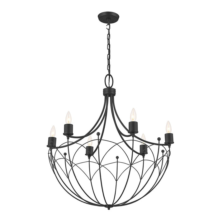 Kichler 52462 Topiary 6-lt 28" Chandelier