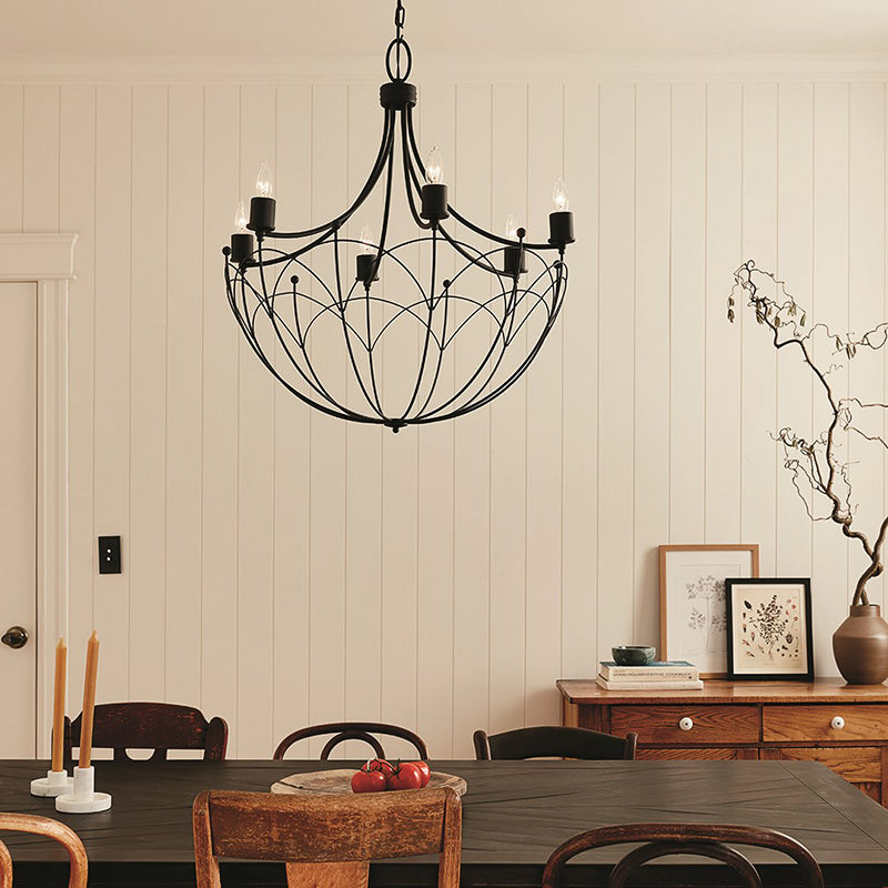 Kichler 52462 Topiary 6-lt 28" Chandelier