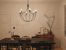 Kichler 52462 Topiary 6-lt 28" Chandelier