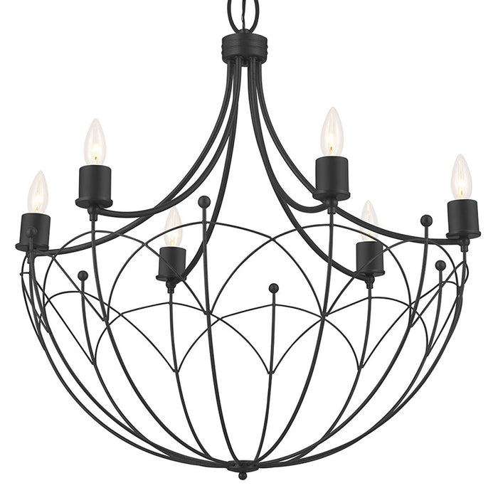 Kichler 52462 Topiary 6-lt 28" Chandelier