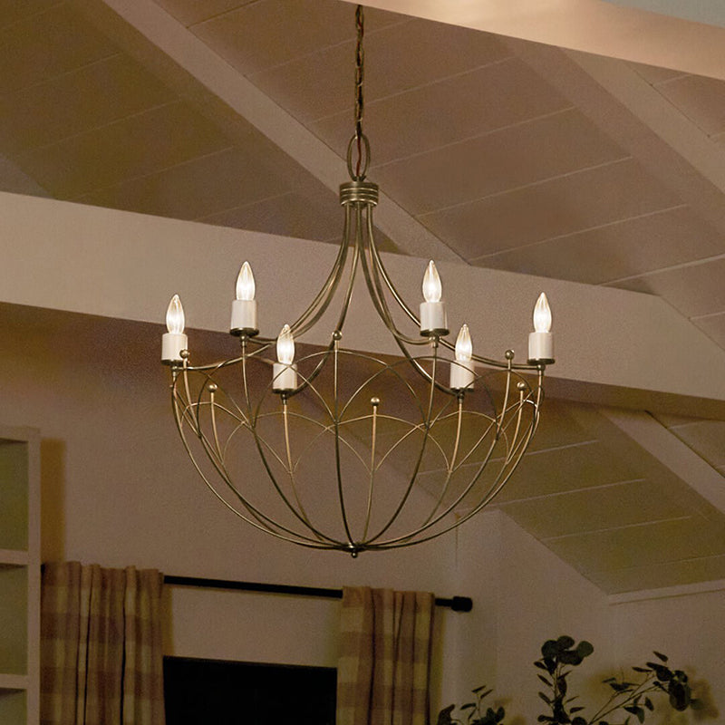 Kichler 52462 Topiary 6-lt 28" Chandelier
