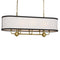 Kichler 52467 Heddle 8-lt 43" Linear Chandelier