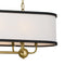 Kichler 52467 Heddle 8-lt 43" Linear Chandelier