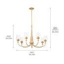 Kichler 52469 Melis 7-lt 36" Chandelier