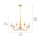 Kichler 52469 Melis 7-lt 36" Chandelier