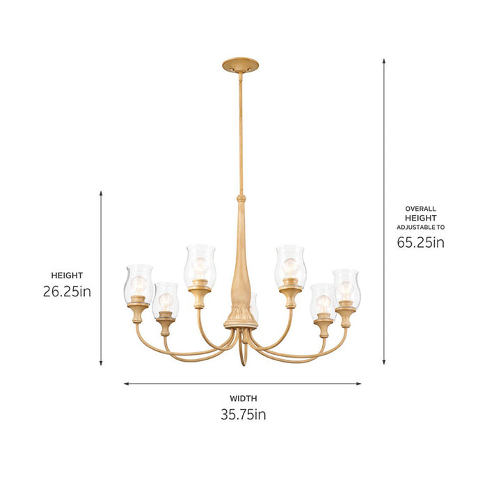 Kichler 52469 Melis 7-lt 36" Chandelier