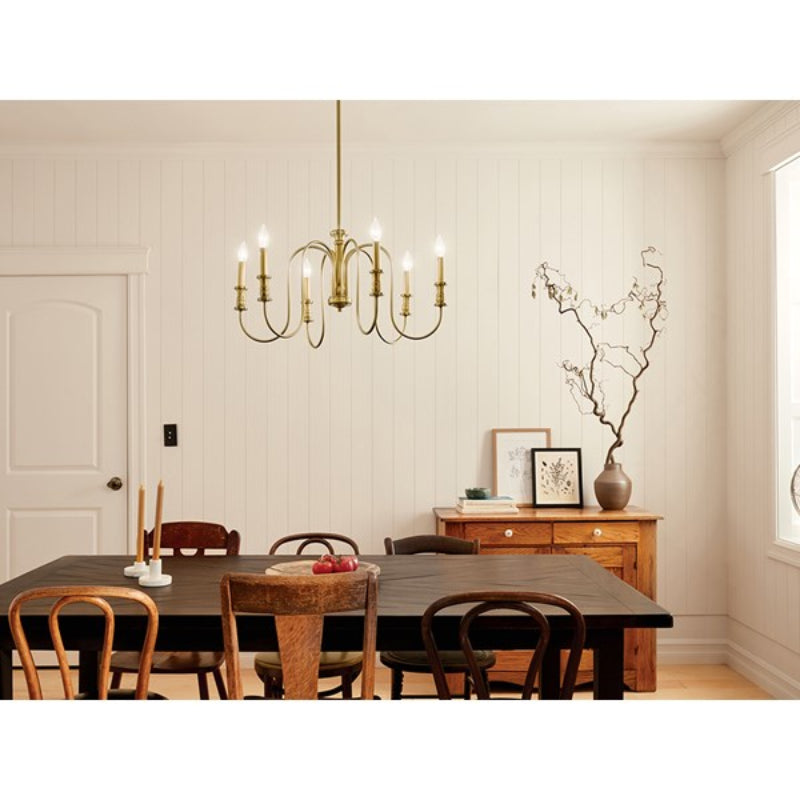 Kichler 52470 Karthe 6-lt 29" Chandelier