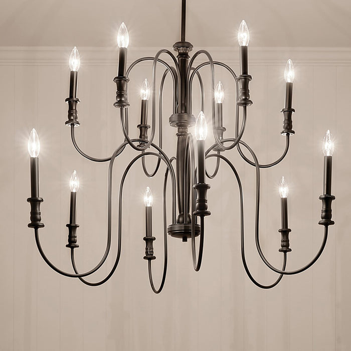 Kichler 52472 Karthe 12-lt 42" Chandelier