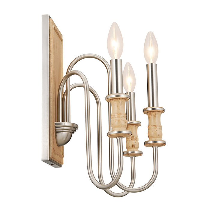 Kichler 52473 Karthe 3-lt 15" Tall Wall Sconce