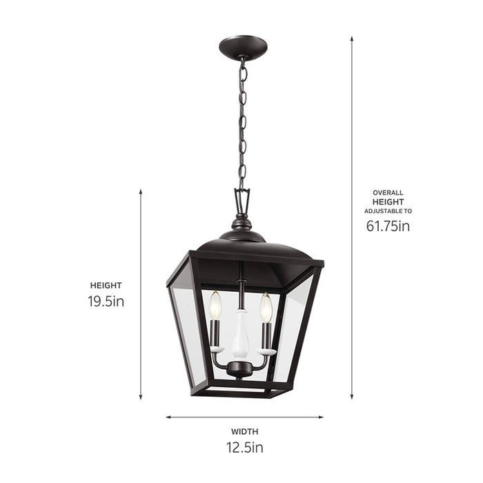 Kichler 52474 Dame 2-lt 13" Foyer Pendant