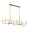 Kichler 52503 Ali 10-lt 57" Linear Chandelier