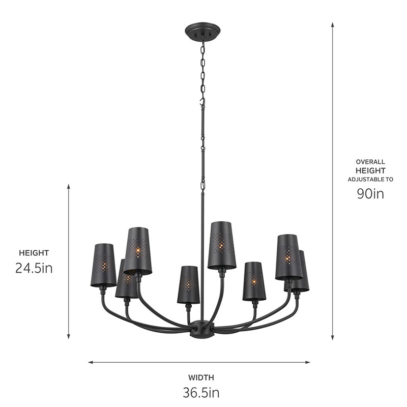 Kichler 52509 Adeena 8-lt 37" Chandelier