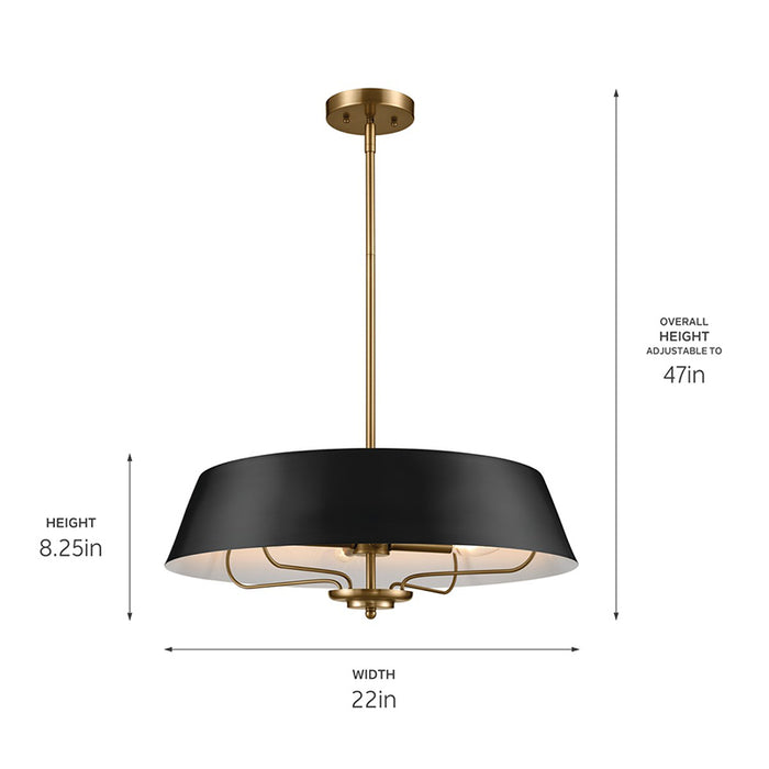 Kichler 52543 Luella 4-lt 22" Pendant