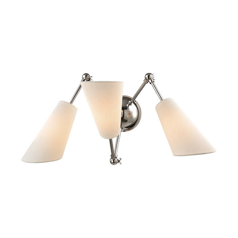 Hudson Valley 5300 Buckingham 3-lt Wall Sconce