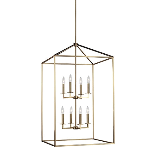 Sea Gull 5315008EN Perryton 8-lt 22" LED Hall / Foyer Pendant