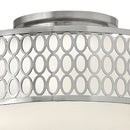 Hinkley 53241 Jules 3-lt 15" LED Semi Flush Mount