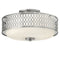 Hinkley 53241 Jules 3-lt 15" LED Semi Flush Mount