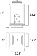 Maxim 53526 Mandeville 2-lt 9" LED Outdoor Wall Lantern