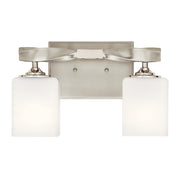 Kichler 55001 Marette 2-lt 14" Vanity Light-Brushed Nickel