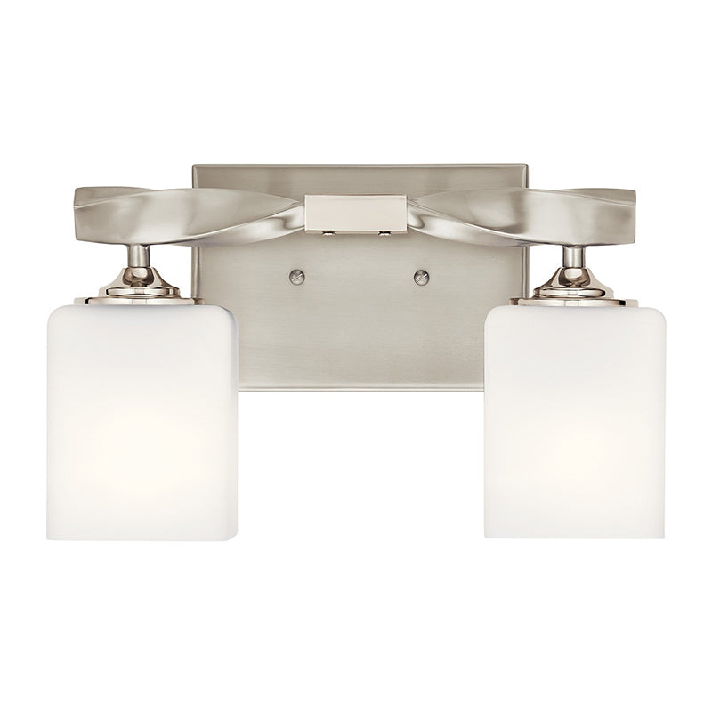 Kichler 55001 Marette 2-lt 14" Vanity Light-Brushed Nickel