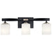 Kichler 55002 Marette 3-lt 23" Vanity Light-Black