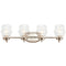Kichler 55040 Janiel 4-lt 33" Wide Vanity Light