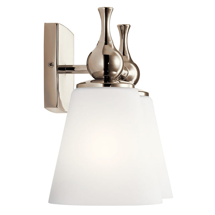 Kichler 55091 Cosabella 2-lt 15" Vanity Light-Polished Nickel