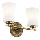 Kichler 55116 Brianne 2-lt 15" Wide Vanity Light